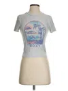 Roxy Short Sleeve T-shirt In Silver