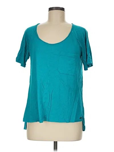 Pre-owned Roxy Short Sleeve T-shirt In Teal