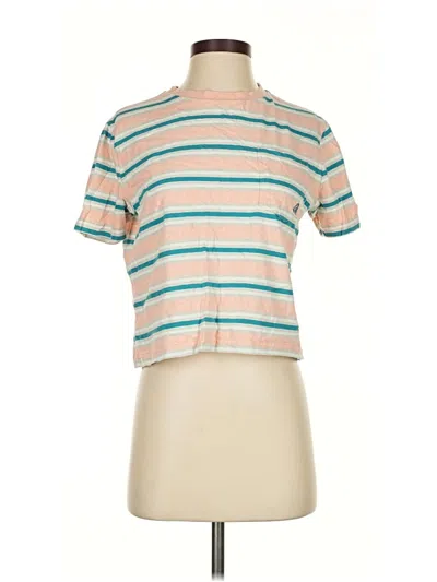 Pre-owned Roxy Short Sleeve Turtleneck In Brown