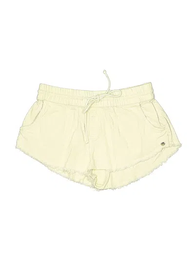 Pre-owned Roxy Shorts In Yellow