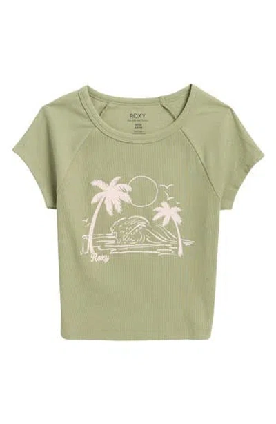 Roxy Simple Surf Rib Baby Tee
