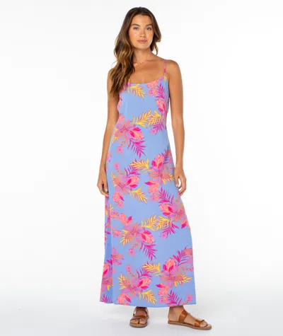 Skylar Tie Back Maxi Sundress In Blue from Roxy