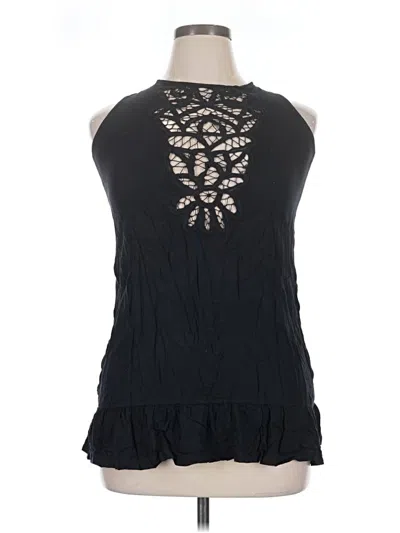 Pre-owned Roxy Sleeveless Blouse In Black