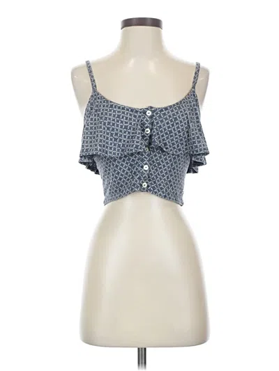 Pre-owned Roxy Sleeveless Blouse In Blue