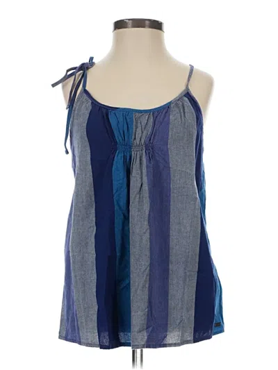 Pre-owned Roxy Sleeveless Blouse In Blue