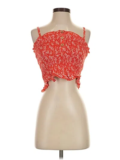 Pre-owned Roxy Sleeveless Blouse In Red
