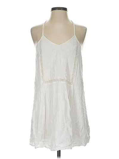 Pre-owned Roxy Sleeveless Blouse In White