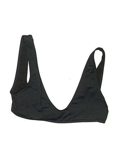 Pre-owned Roxy Sleeveless Top Black Plunge Neckline Tops