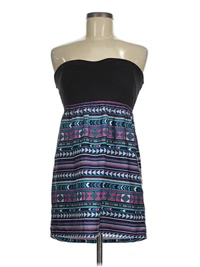 Pre-owned Roxy Sleeveless Top Black Strapless Neckline Tops