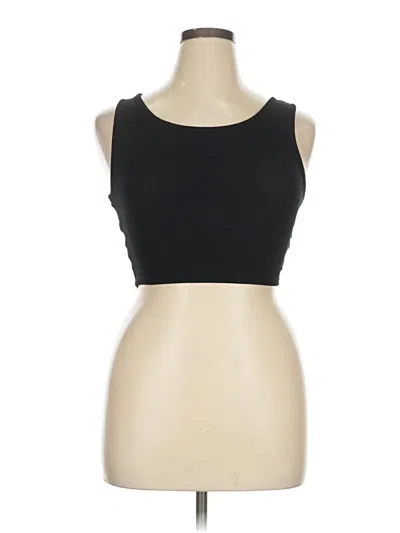 Pre-owned Roxy Sleeveless Top Black Sweetheart Neckline Tops