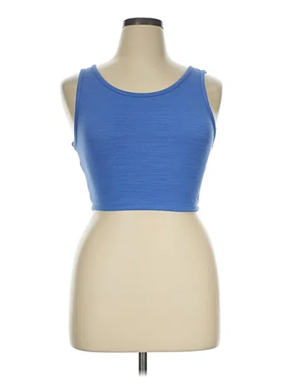Pre-owned Roxy Sleeveless Top Blue Sweetheart Neckline Tops