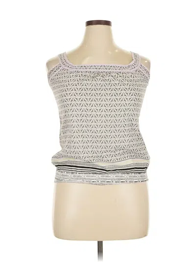 Pre-owned Roxy Sleeveless Top Gray Halter Neckline Tops