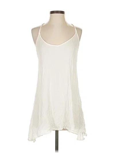 Pre-owned Roxy Sleeveless Top Ivory Halter Neckline Tops In White