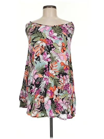 Pre-owned Roxy Sleeveless Top Pink Strapless Neckline Tops