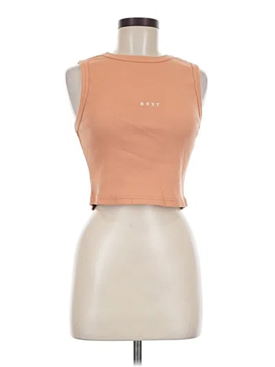 Pre-owned Roxy Sleeveless T-shirt In Orange