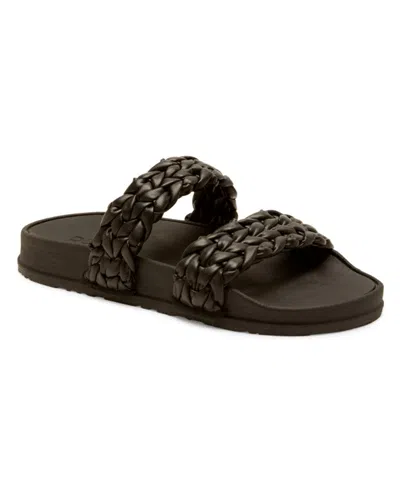 Roxy Slippy Braided Ii Sandal In Black