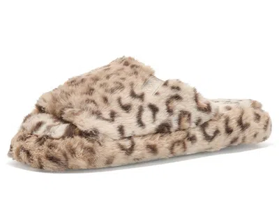 Roxy Sloane Women's Lace-up Boots Cream/black: Sm M, Faux Fur/synthetic/textile In Brown