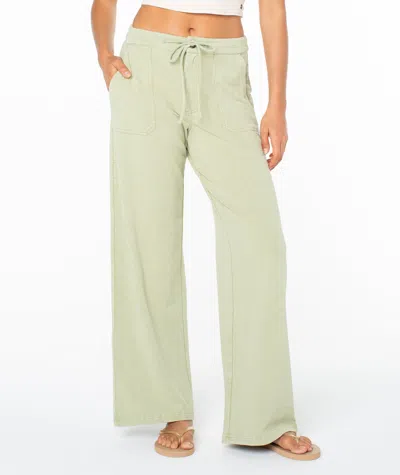 Roxy Smooth Ride Pant In Green