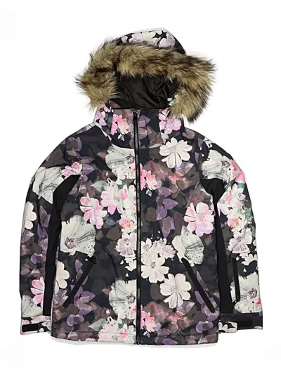 Pre-owned Roxy Kids' Snow Jacket In Purple