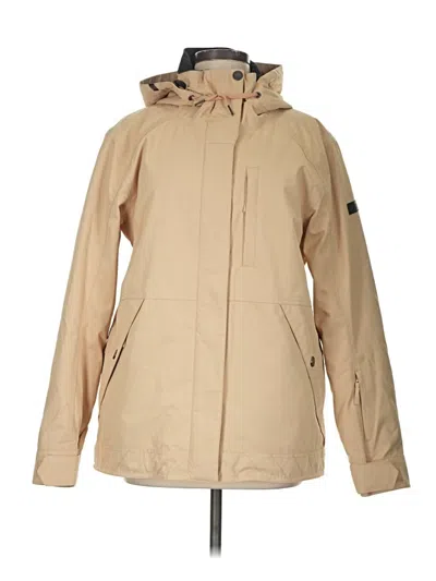 Pre-owned Roxy Snow Jacket In Tan