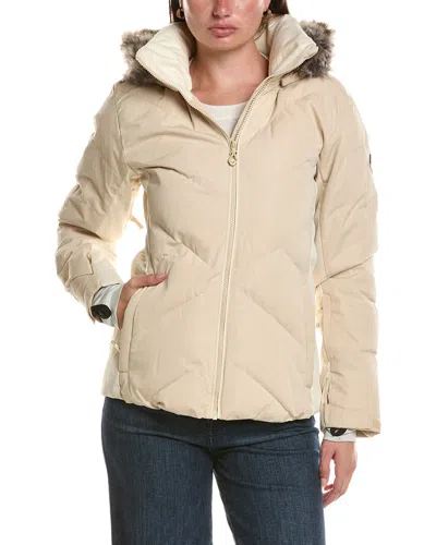 Roxy Snowdrift Jacket In Brown
