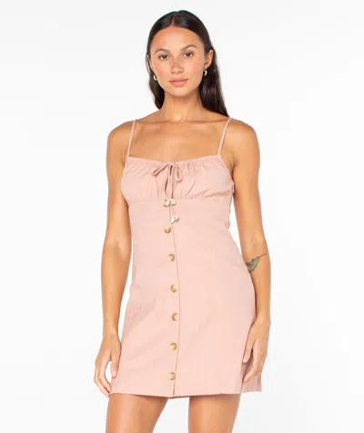 Roxy Somewhere Sunny Dress In Pink