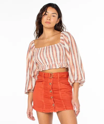 Roxy Sorrento Shores Top In Multi