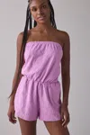 Roxy Special Feeling Terry Romper In Lilac In Multi