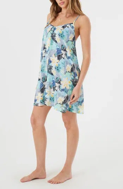 Roxy Spring Adventure Cover-up Dress In Blue