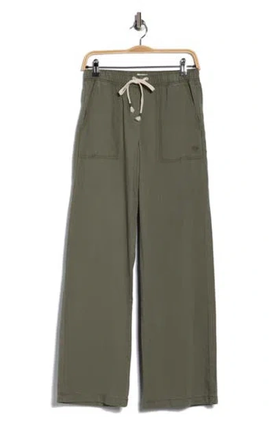 Roxy Standing Wave Pull-on Pants In Green