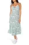 Roxy Starry Eyes Midi Dress In Multi