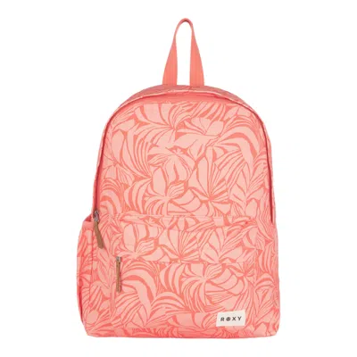 Roxy Sugar Baby Canvas Backpack In Surfside Sugar Coral