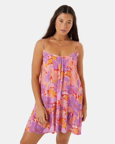 Roxy Summer Fling Cover Up Dress In Multi