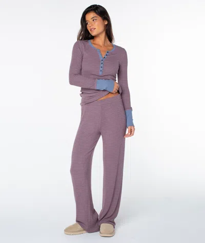 Roxy Summer Fling Rib Pant 2 In Purple