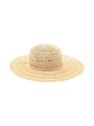 Pre-owned Roxy Sun Hat In Brown