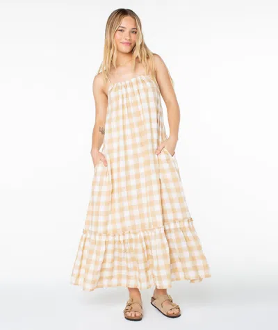 Roxy Sunchaser Maxi Dress In Brown