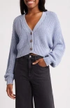 Roxy Sundaze Washed Cotton Crop Cardigan