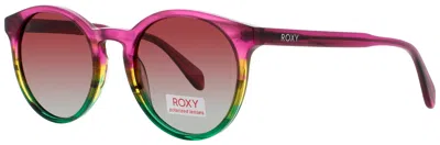 Roxy Sunglasses Blue In Brown