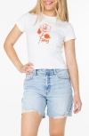Roxy Sunny Days '90s Graphic Baby Tee In White