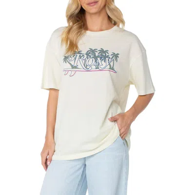 Roxy Sunny State Graphic T-shirt In Pink