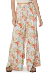 Roxy Sunset Daze Wide Leg Pants In Multi