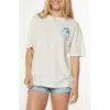 Roxy Sunset Dreams Oversize Cotton Graphic T-shirt In White