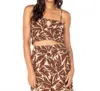 Roxy Sunset Mist Ii Top In Brown