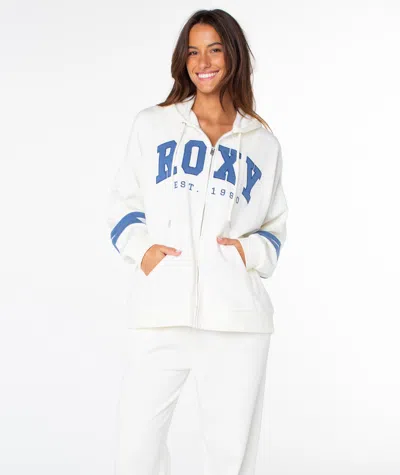 Roxy Sunset Zip Top In White