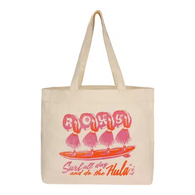Roxy Surf All Day Tote Bag In Natural