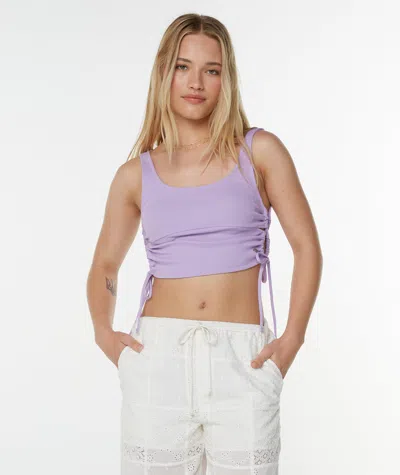 Roxy Surf Stoked Tank In Purple