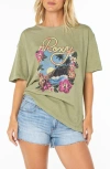 Roxy Surfin Tee In Green