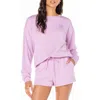 Roxy Surfing By Moonlight Embroidered Graphic Sweatshirt