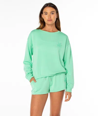 Roxy Surfing By Moonlight Top In Green
