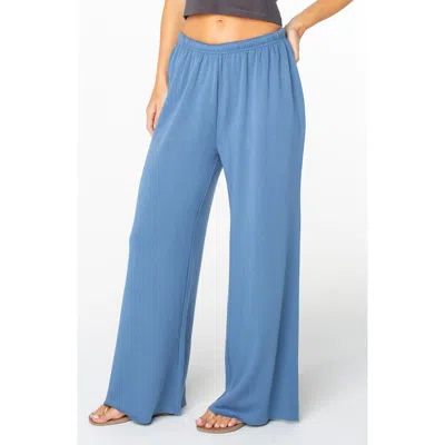 Roxy Surfing By Moonlight Wide Leg Pants In Blue